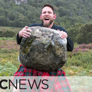 What can you lift? These Canadian brothers lift stones for sport