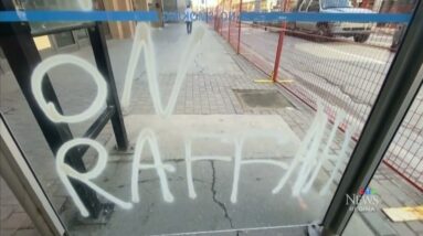 Police investigating after parts of downtown Regina vandalized