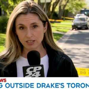 Shooting outside Drake's mansion in Toronto