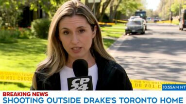 Shooting outside Drake's mansion in Toronto