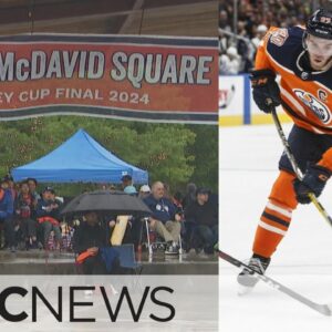 Connor McDavid Square unveiled during Stanley Cup playoffs