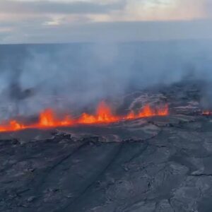 Hawaii's Kilauea volcano erupts, spewing fountain of lava