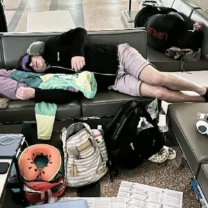 Passengers forced to sleep on benches, floor at N.L. airport